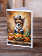 Load image into Gallery viewer, Chihuahua Thanksgiving Greeting Cards Pack of 8