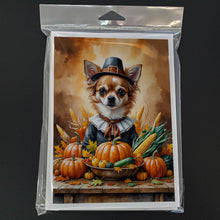 Load image into Gallery viewer, Chihuahua Thanksgiving Greeting Cards Pack of 8