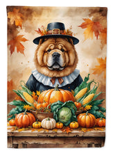 Load image into Gallery viewer, Chow Chow Thanksgiving Garden Flag