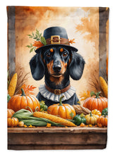Load image into Gallery viewer, Dachshund Thanksgiving Garden Flag