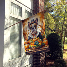 Load image into Gallery viewer, French Bulldog Thanksgiving House Flag