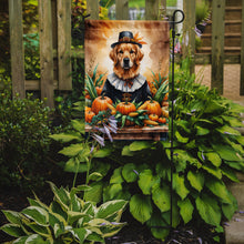 Load image into Gallery viewer, Golden Retriever Thanksgiving Garden Flag