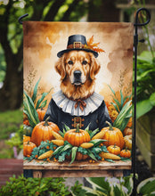 Load image into Gallery viewer, Golden Retriever Thanksgiving Garden Flag