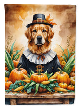 Load image into Gallery viewer, Golden Retriever Thanksgiving Garden Flag