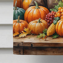 Load image into Gallery viewer, Goldendoodle Thanksgiving House Flag