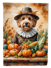 Load image into Gallery viewer, Goldendoodle Thanksgiving House Flag