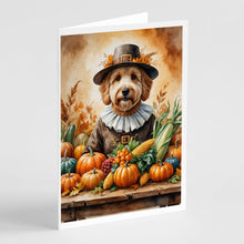 Load image into Gallery viewer, Goldendoodle Thanksgiving Greeting Cards Pack of 8