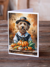 Load image into Gallery viewer, Labradoodle Thanksgiving Greeting Cards Pack of 8
