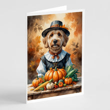 Load image into Gallery viewer, Labradoodle Thanksgiving Greeting Cards Pack of 8