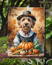 Load image into Gallery viewer, Labradoodle Thanksgiving Garden Flag
