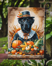 Load image into Gallery viewer, Black Labrador Retriever Thanksgiving Garden Flag