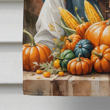 Load image into Gallery viewer, Chocolate Labrador Retriever Thanksgiving House Flag