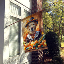 Load image into Gallery viewer, Yellow Labrador Retriever Thanksgiving House Flag