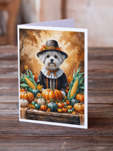 Load image into Gallery viewer, Maltese Thanksgiving Greeting Cards Pack of 8