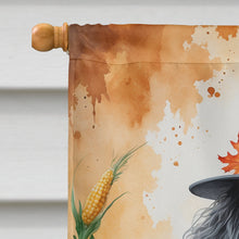 Load image into Gallery viewer, Black Poodle Thanksgiving House Flag