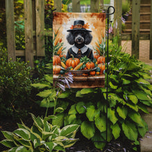 Load image into Gallery viewer, Black Poodle Thanksgiving Garden Flag