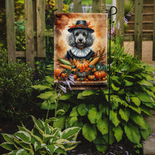 Load image into Gallery viewer, Grey Silver Poodle Thanksgiving Garden Flag