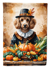 Load image into Gallery viewer, Poodle Thanksgiving House Flag