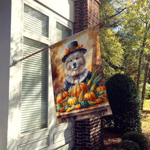 Load image into Gallery viewer, Samoyed Thanksgiving House Flag