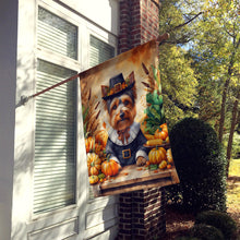 Load image into Gallery viewer, Yorkshire Terrier Thanksgiving House Flag