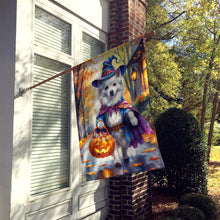 Load image into Gallery viewer, American Eskimo Halloween Trick or Treat House Flag