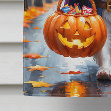 Load image into Gallery viewer, American Eskimo Halloween Trick or Treat House Flag