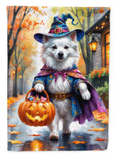 Load image into Gallery viewer, American Eskimo Halloween Trick or Treat House Flag