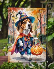 Load image into Gallery viewer, Beagle Halloween Trick or Treat Garden Flag