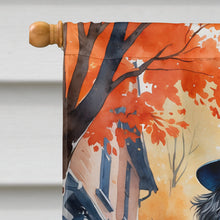 Load image into Gallery viewer, Bernedoodle Halloween Trick or Treat House Flag