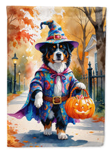 Load image into Gallery viewer, Bernese Mountain Dog Halloween Trick or Treat Garden Flag