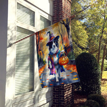 Load image into Gallery viewer, Border Collie Halloween Trick or Treat House Flag