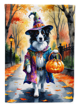 Load image into Gallery viewer, Border Collie Halloween Trick or Treat House Flag