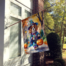 Load image into Gallery viewer, Cavalier Spaniel Halloween Trick or Treat House Flag