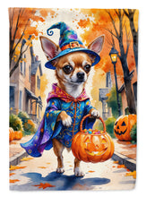 Load image into Gallery viewer, Chihuahua Halloween Trick or Treat Garden Flag