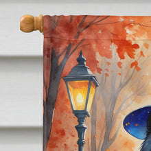 Load image into Gallery viewer, Black Chow Chow Halloween Trick or Treat House Flag