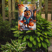 Load image into Gallery viewer, Chow Chow Halloween Trick or Treat Garden Flag