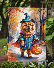 Load image into Gallery viewer, Chow Chow Halloween Trick or Treat Garden Flag