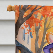 Load image into Gallery viewer, Corgi Halloween Trickor Treat House Flag