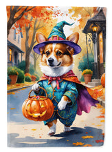 Load image into Gallery viewer, Corgi Halloween Trickor Treat Garden Flag