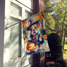 Load image into Gallery viewer, English Bulldog Halloween Trick or Treat House Flag