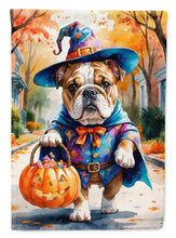 Load image into Gallery viewer, English Bulldog Halloween Trick or Treat House Flag