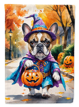 Load image into Gallery viewer, French Bulldog Halloween Trick or Treat House Flag