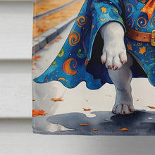 Load image into Gallery viewer, White French Bulldog Halloween Trick or Treat House Flag