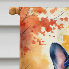 Load image into Gallery viewer, Black White French Bulldog Halloween Trick or Treat House Flag