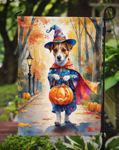 Load image into Gallery viewer, Jack Russell Terrier Halloween Trick or Treat Garden Flag