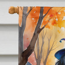 Load image into Gallery viewer, Black Poodle Halloween Trick or Treat House Flag