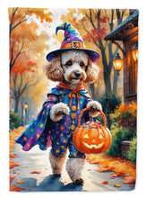 Load image into Gallery viewer, Poodle Halloween Trick or Treat House Flag