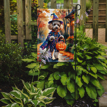 Load image into Gallery viewer, Poodle Halloween Trick or Treat Garden Flag