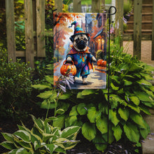 Load image into Gallery viewer, Pug Halloween Trick or Treat Garden Flag