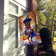 Load image into Gallery viewer, Rottweiler Halloween Trick or Treat House Flag